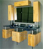 Double Bowl Cabinet